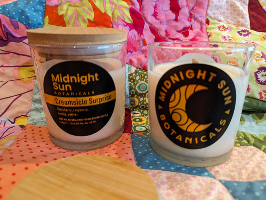 Creamsicle Surprise All Natural Hand Poured soy Candle